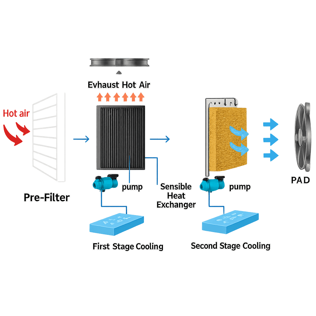 Evaporative Cooling Unit